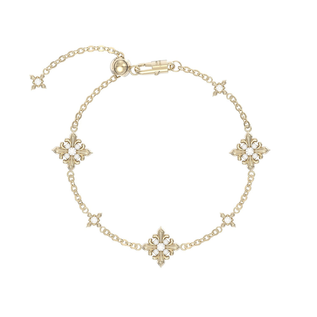 Dear Luma Iris Constellation Bracelet - Triple Bloom view 5