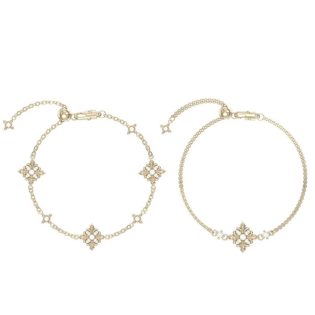 Dear Luma Iris Constellation Bracelet - Triple Bloom view 6