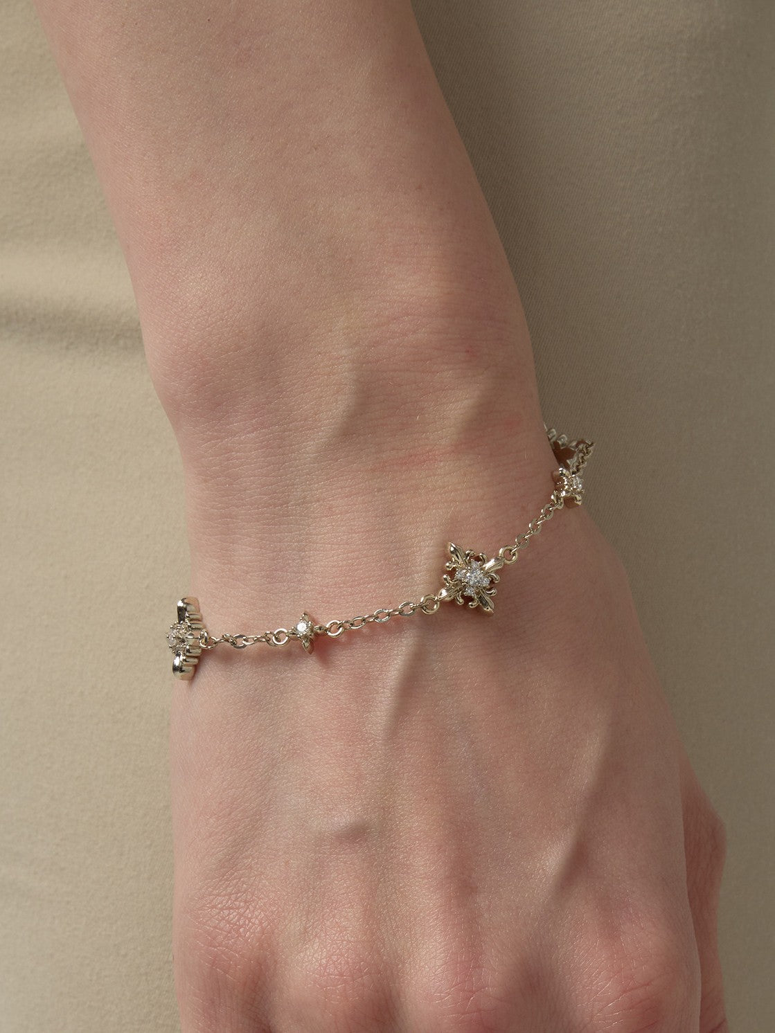 Dear Luma Iris Constellation Bracelet - Triple Bloom view 7