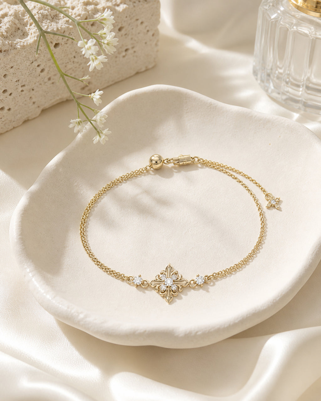 Dear Luma Iris Constellation Bracelet - Single Bloom view 4