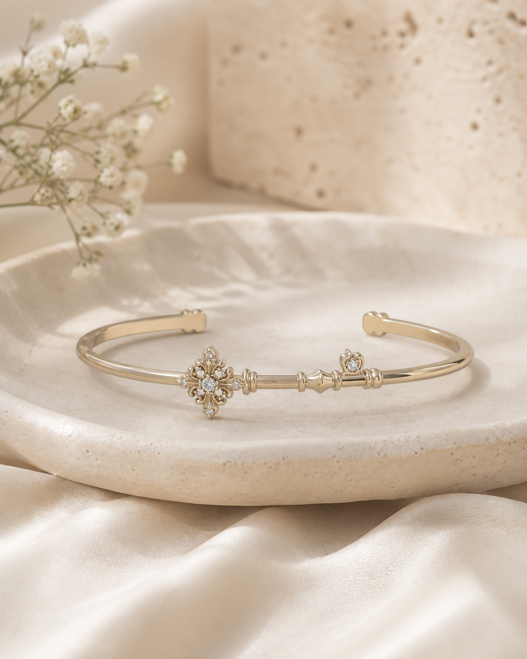 Dear Luma Iris Key Cuff - Ornate view 2