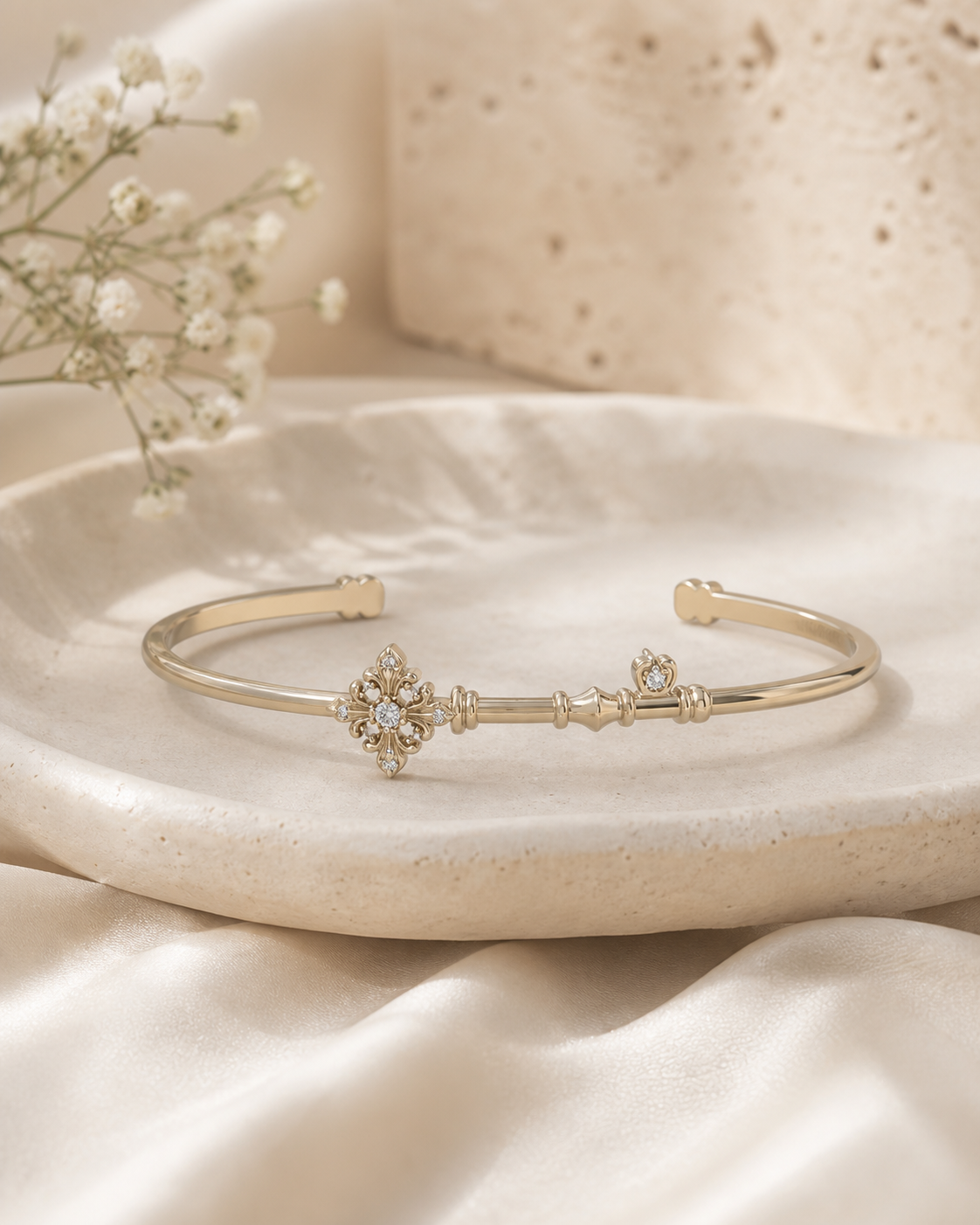 Dear Luma Iris Key Cuff - Ornate view 2