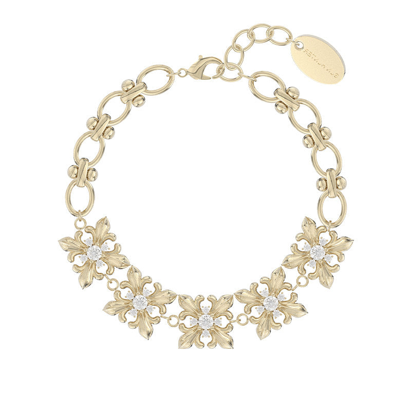 Dear Luma Iris Garland Bracelet - Five Bloom view 1
