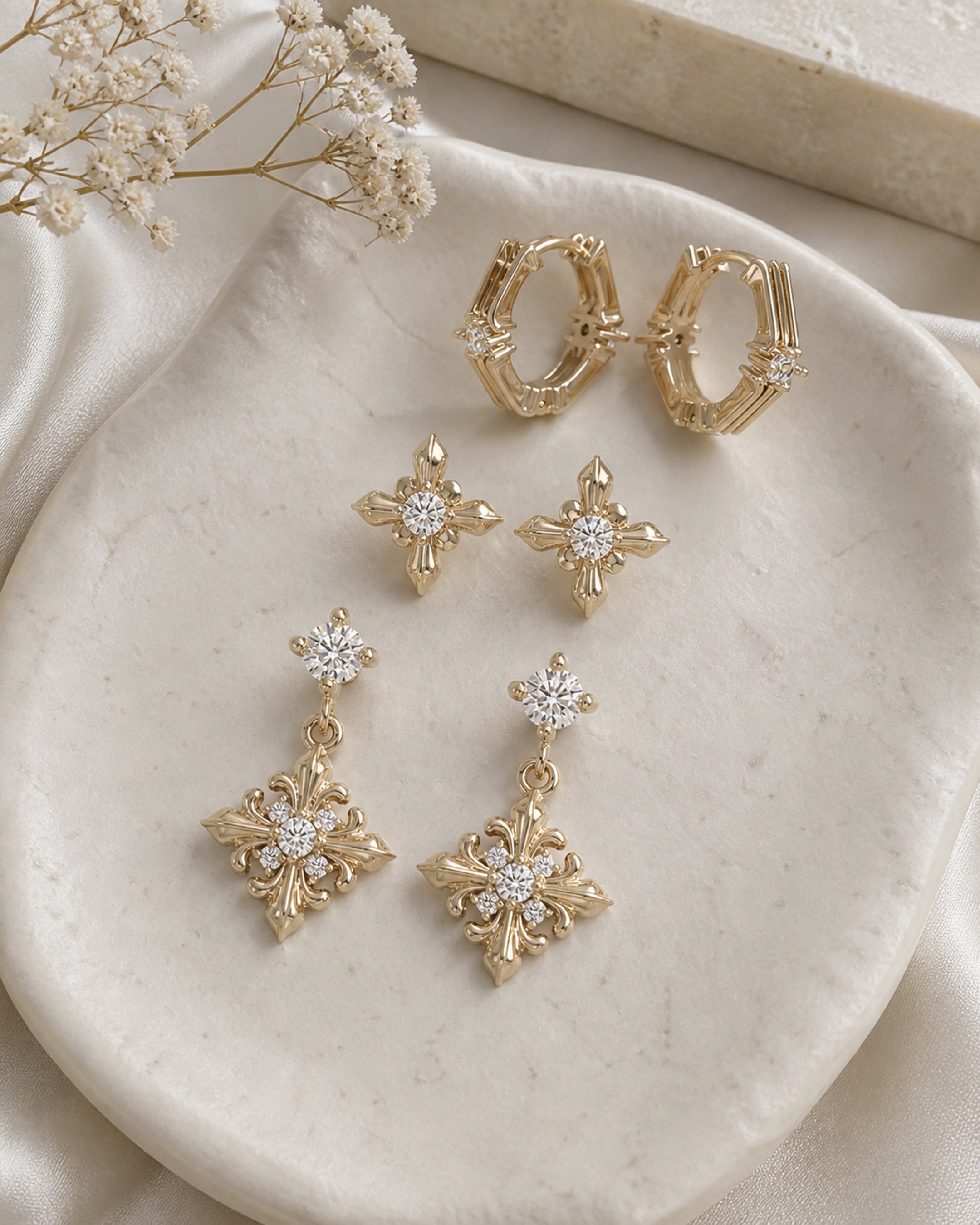 Dear Luma Iris Trio Earring Set view 2