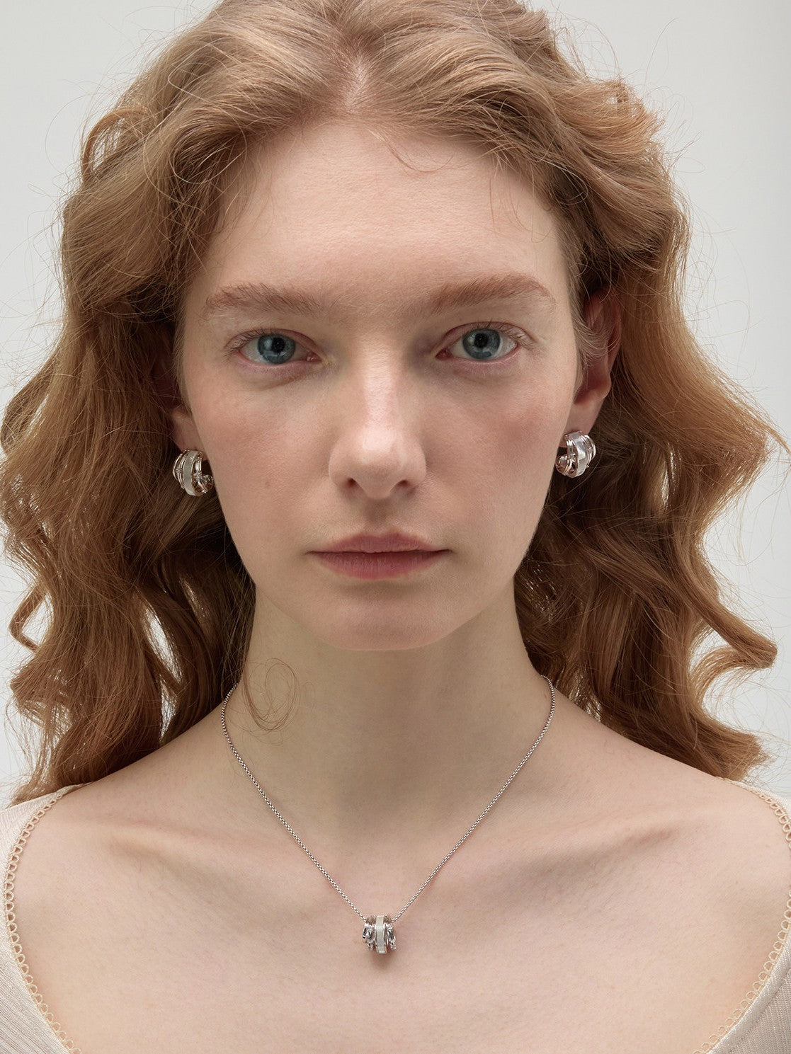 Dear Luma Tidebound Iris Four-Band Hoop Earrings view 7