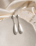 Dear Luma Silver Stillwater Teardrop Earrings view 2