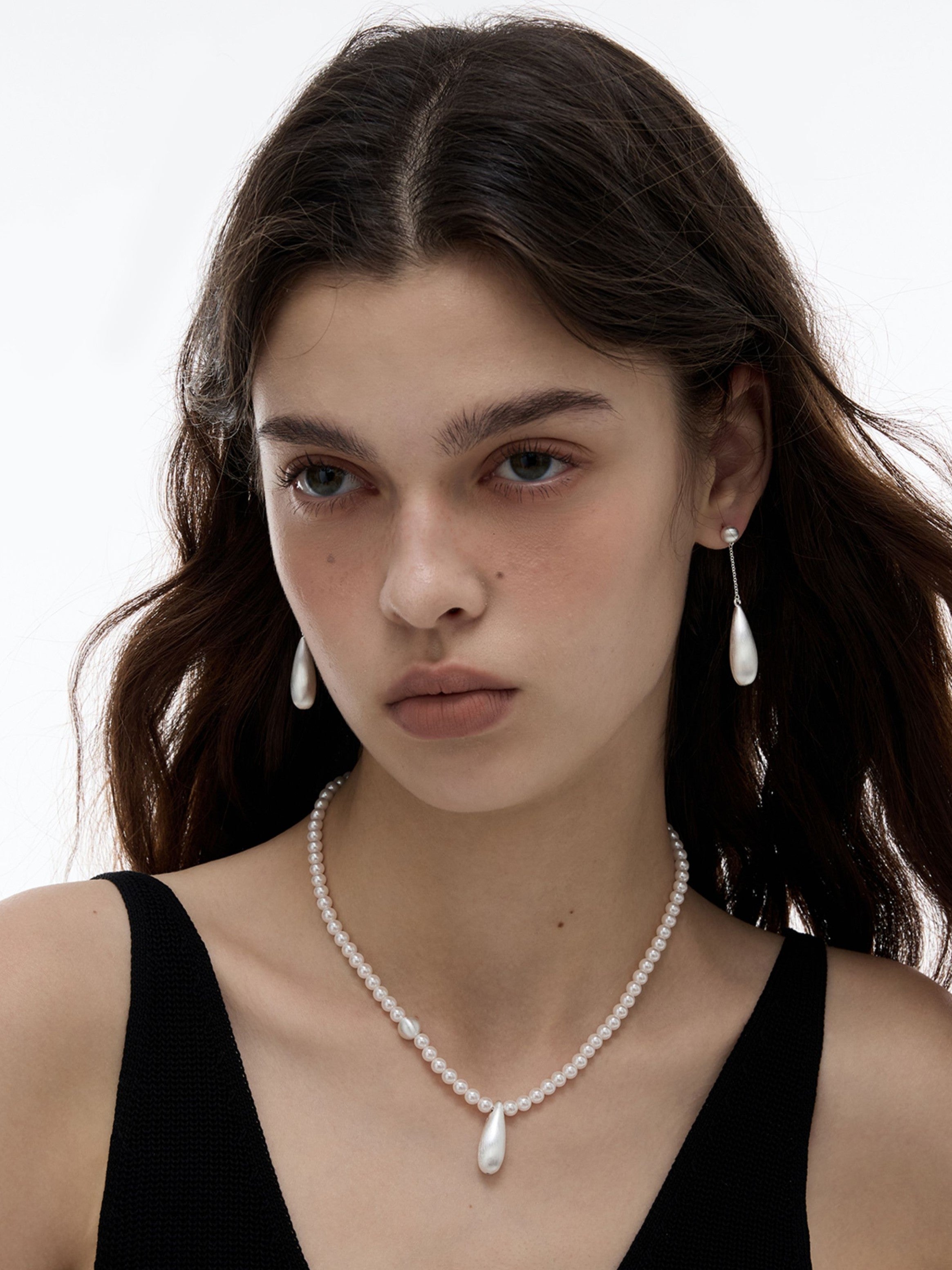 Dear Luma Silver Stillwater Teardrop Earrings view 5