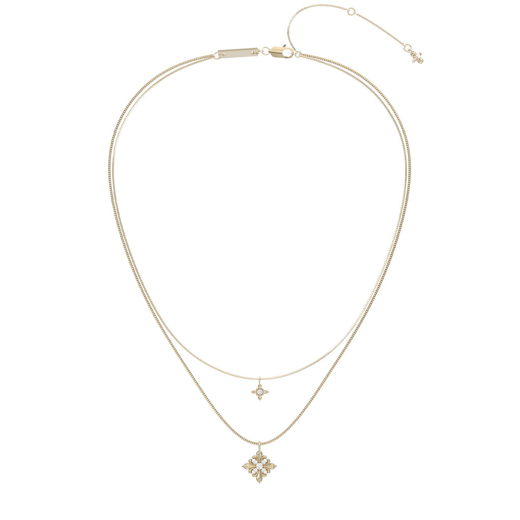 Dear Luma N007 iris double layer necklace SKU image