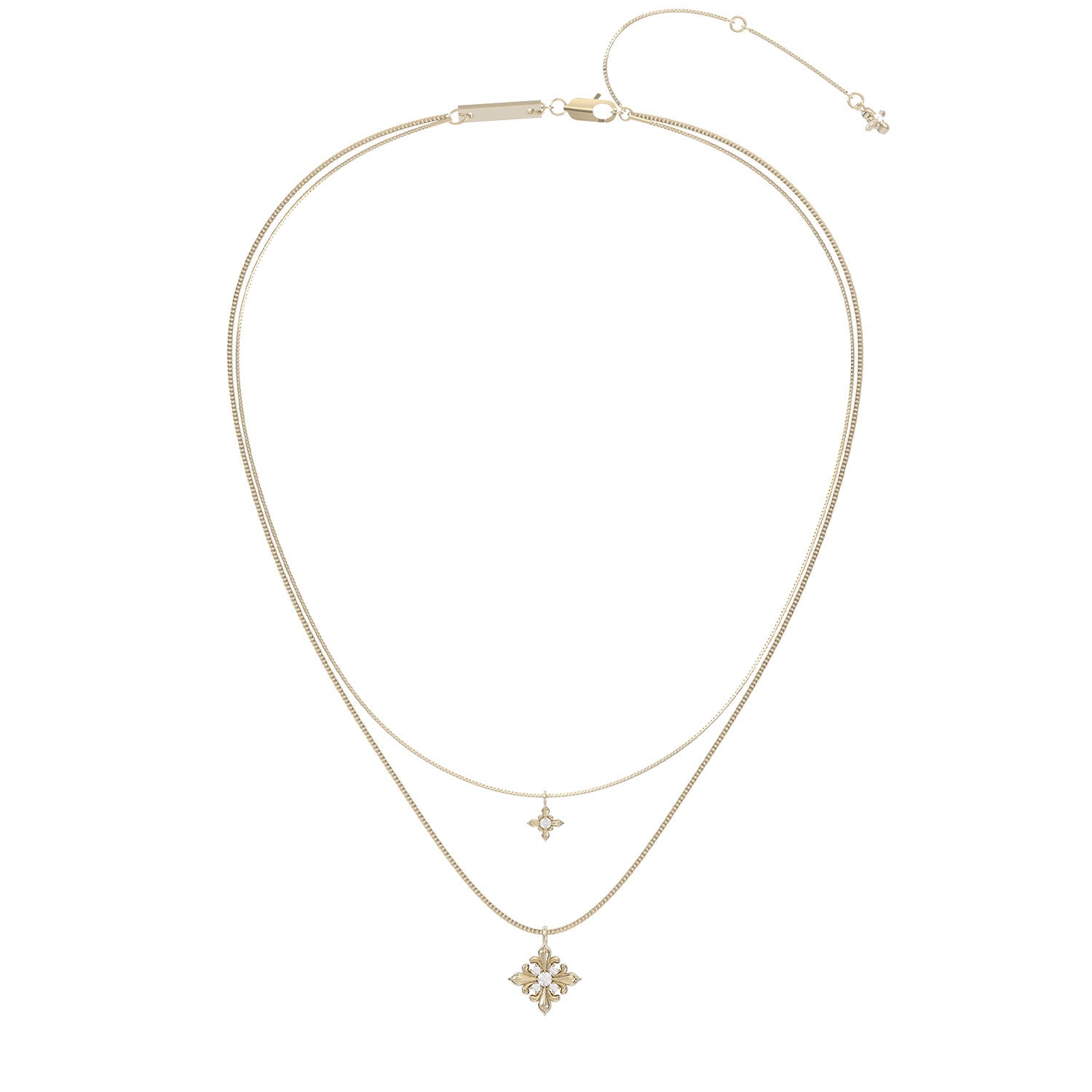 Dear Luma N007 iris double layer necklace SKU image