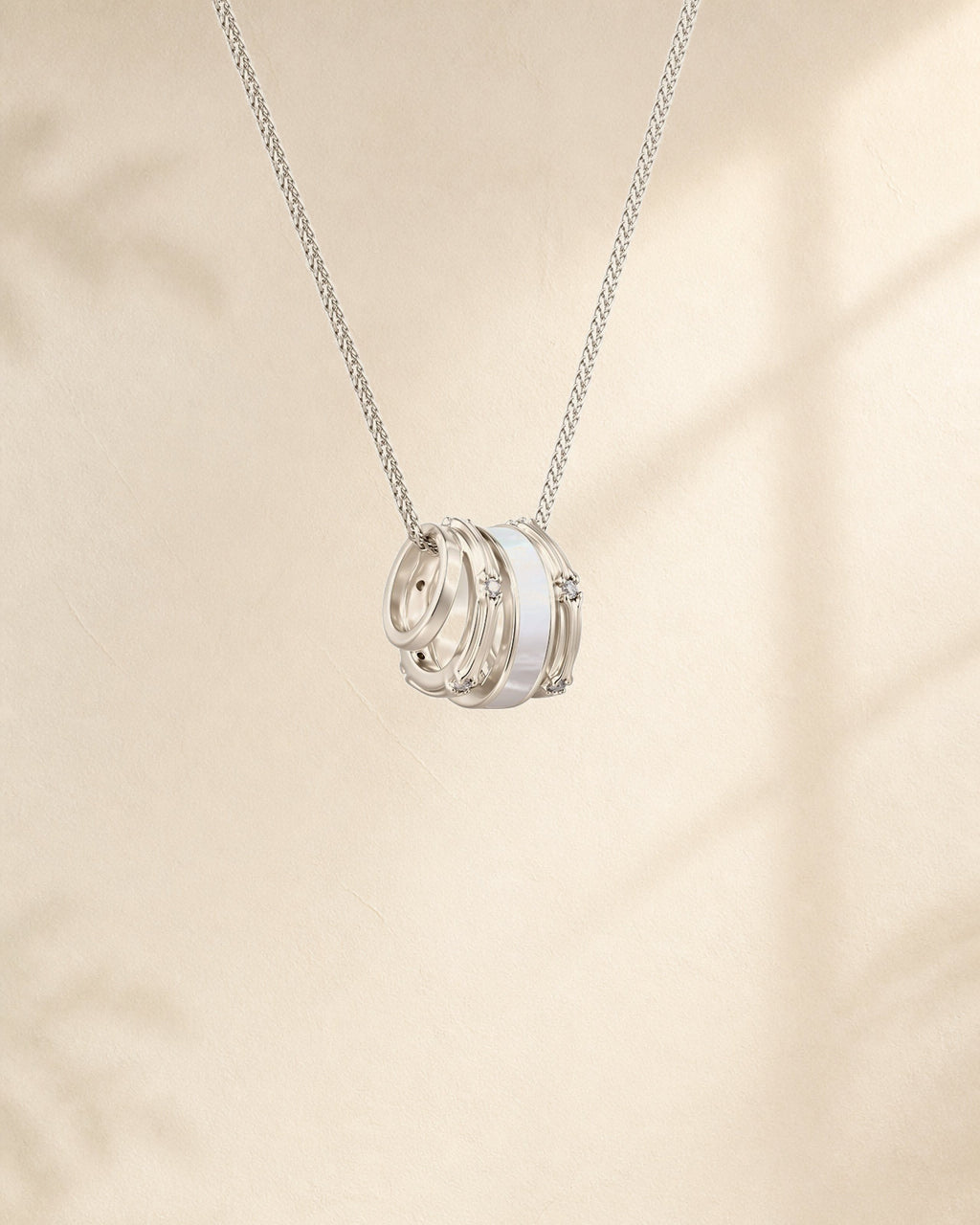 Dear Luma N008 mother-of-pearl iris pendant necklace cover image