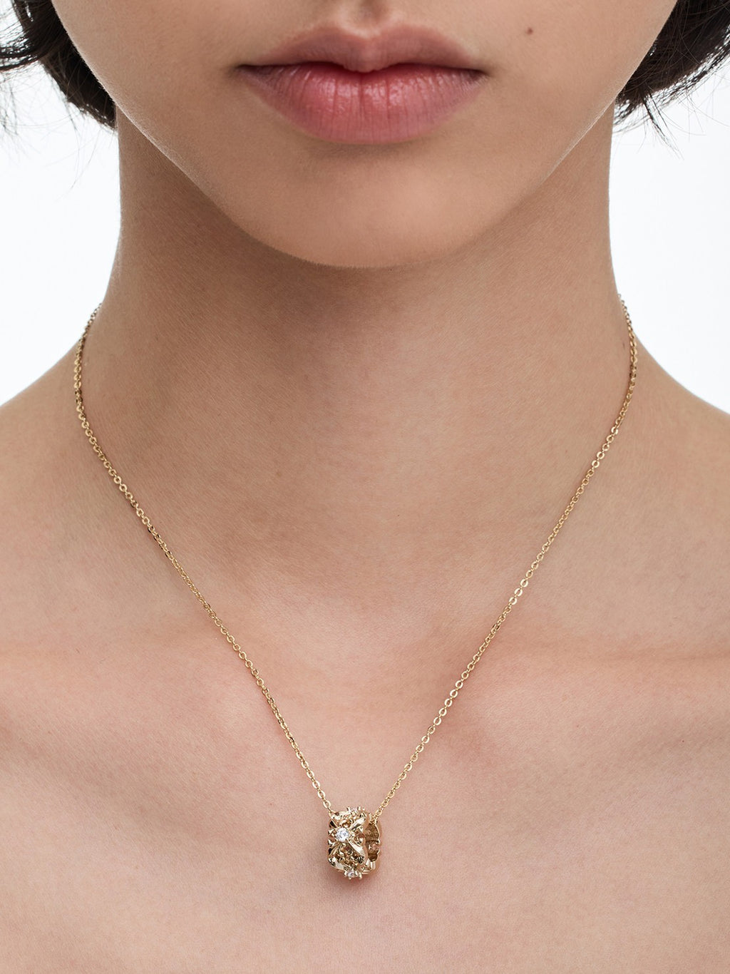 Dear Luma Sunlit Iris Halo Necklace view 4