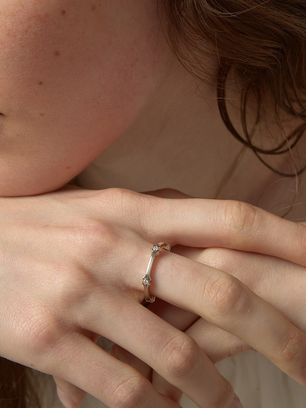 Dear Luma R009 gold iris ring set product atmosphere
