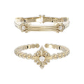Dear Luma R009 gold iris ring set SKU views